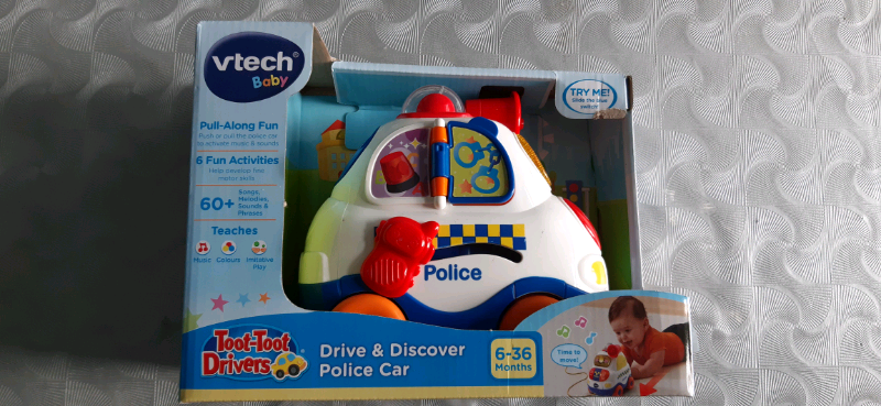 vtech drive and discover police car